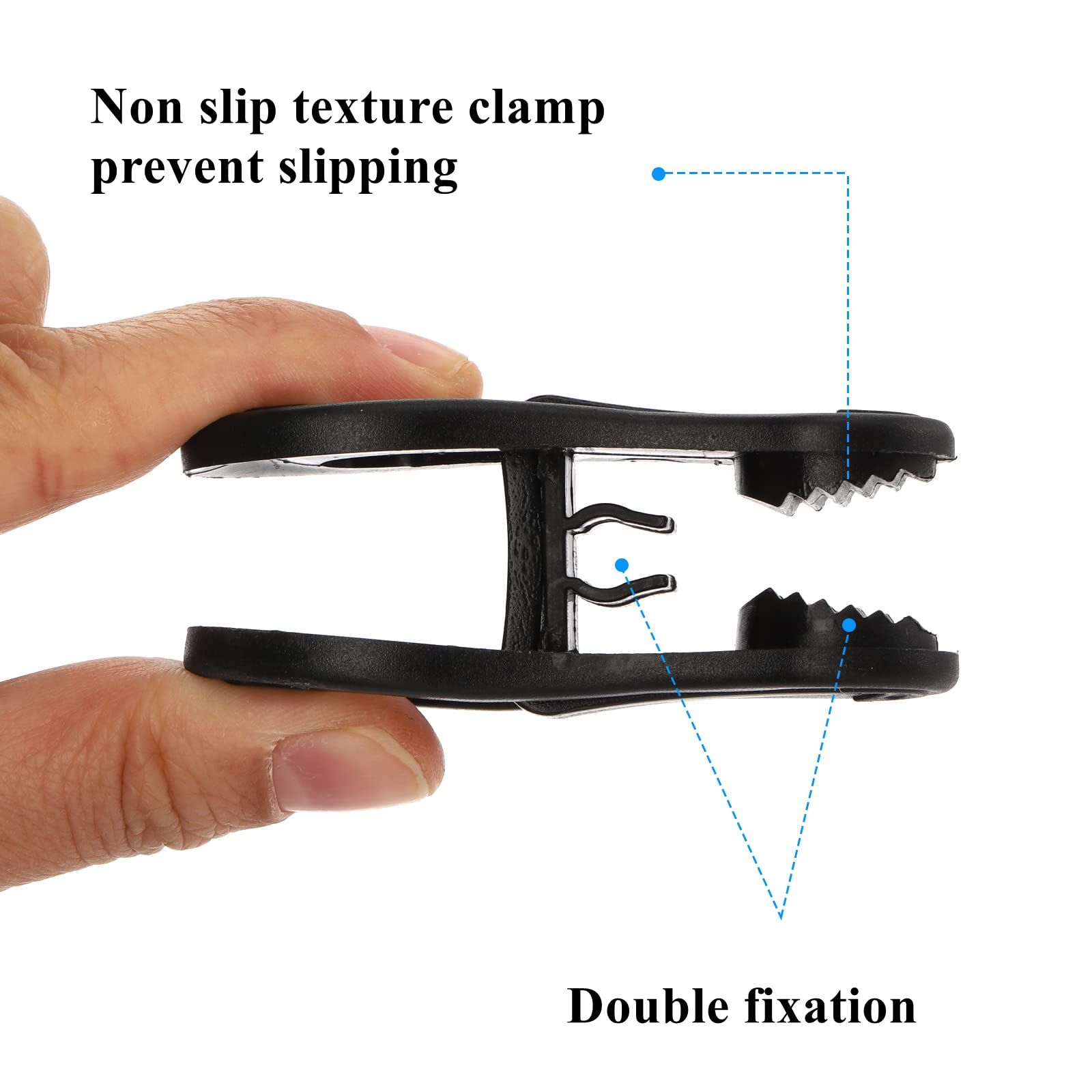 50 Pieces Hanger Clips for Hangers, Strong Pinch Easily Clip on Clothing Pants, Multi-Purpose Kids Plastic Finger Clips โ image 3