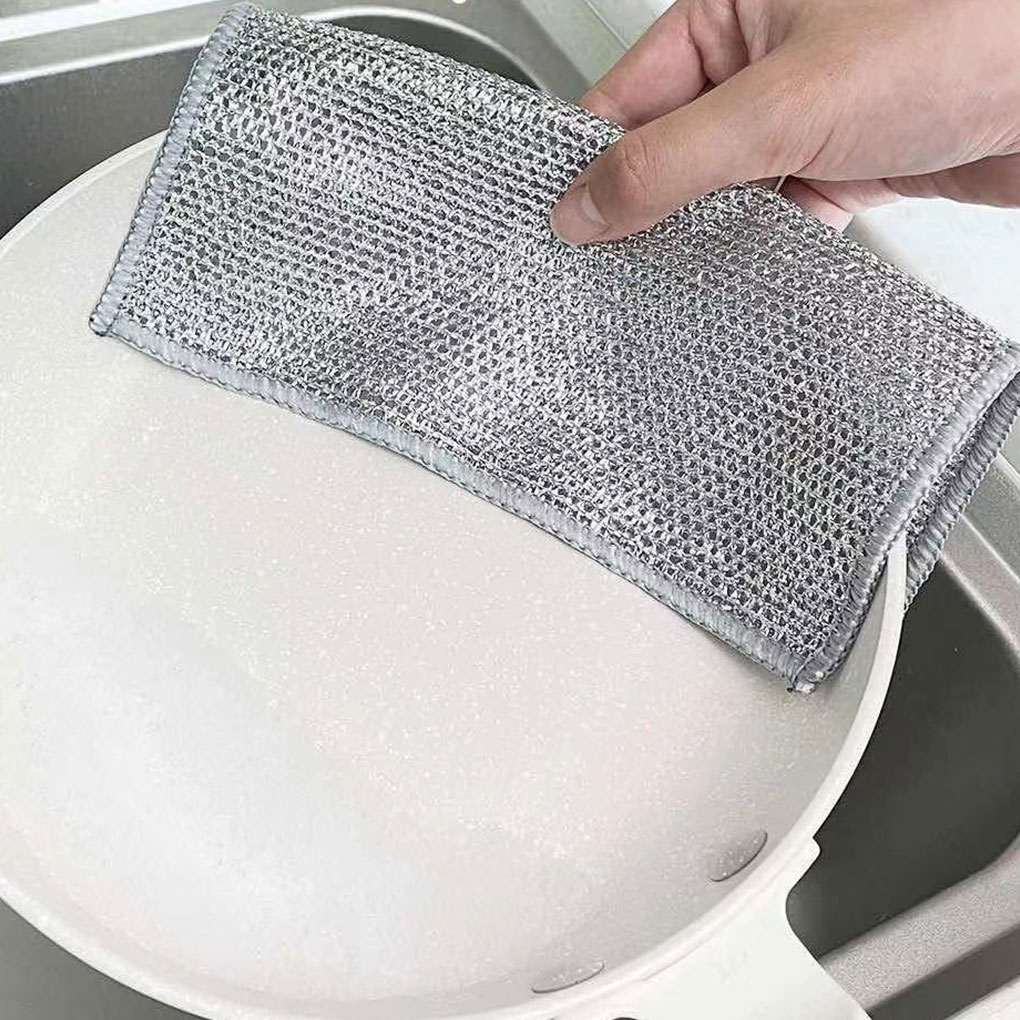 15-pack comfortable and effective wire dishcloths — image 4