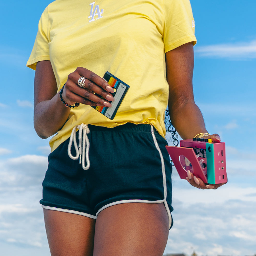 We Are Rewind Portable Cassette Player & Recorder - Edith, Pink & Green β image 2