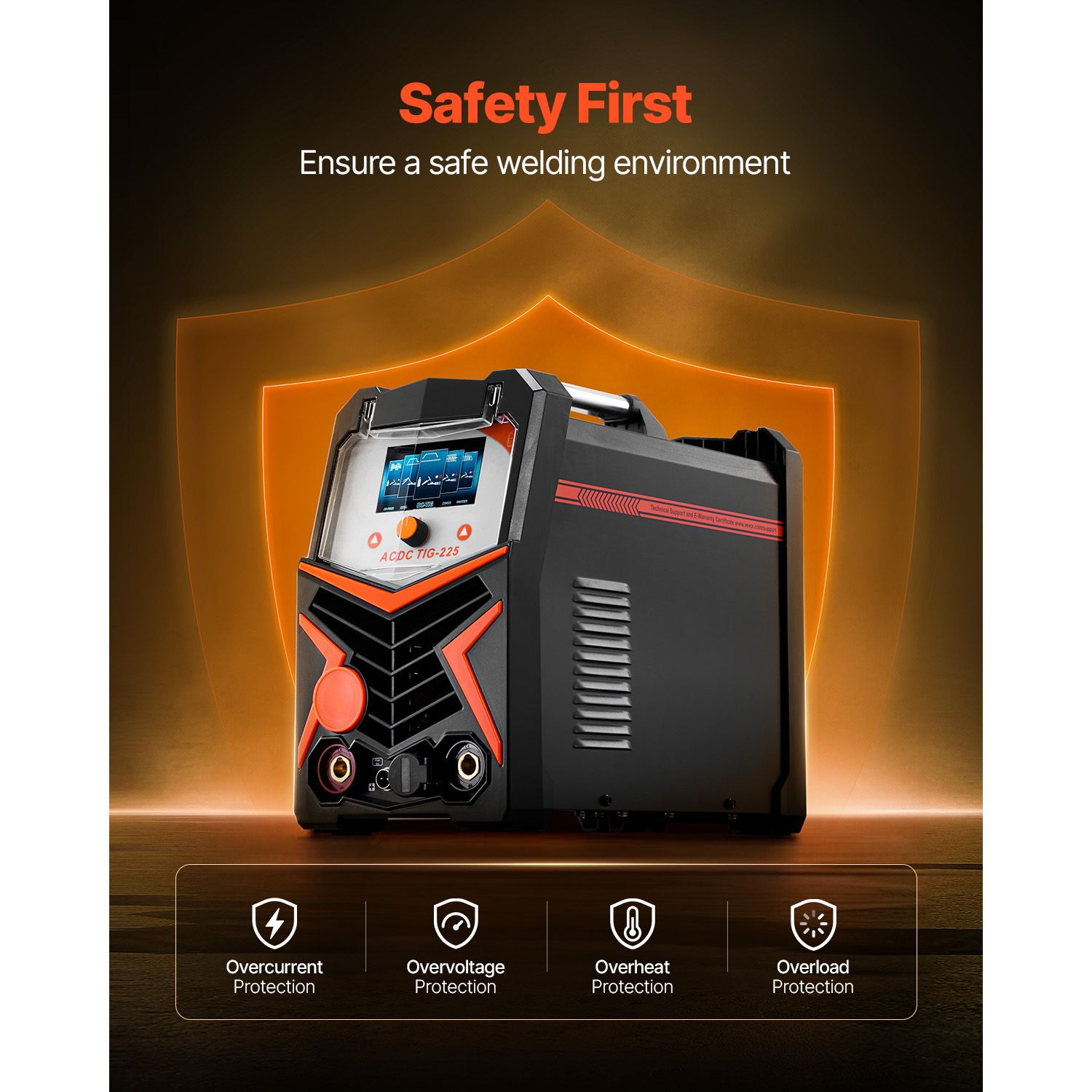 TIG Welder 6-In-1 AC/DC Welding Machine Pulse Spot MMA Stick IGBT Inverter — image 5