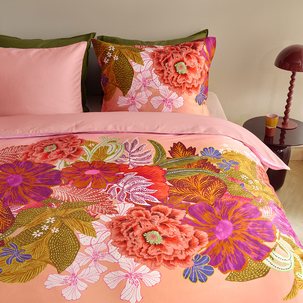 Oilily Livia Multi Cotton Floral Quilt Cover Set Queen — image 4