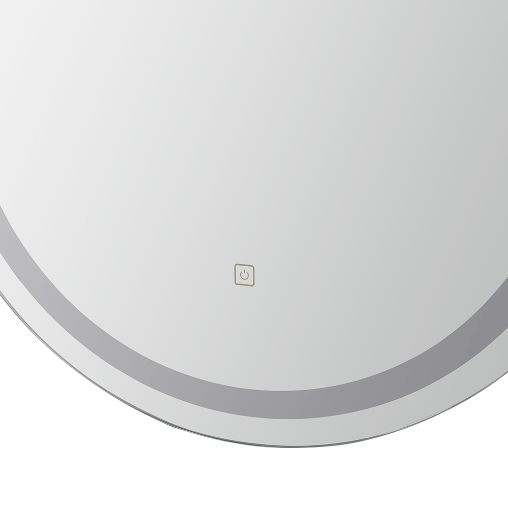 Embellir LED Wall Mirror With Light 50X75CM Bathroom Decor Oval Mirrors Vanity โ image 3