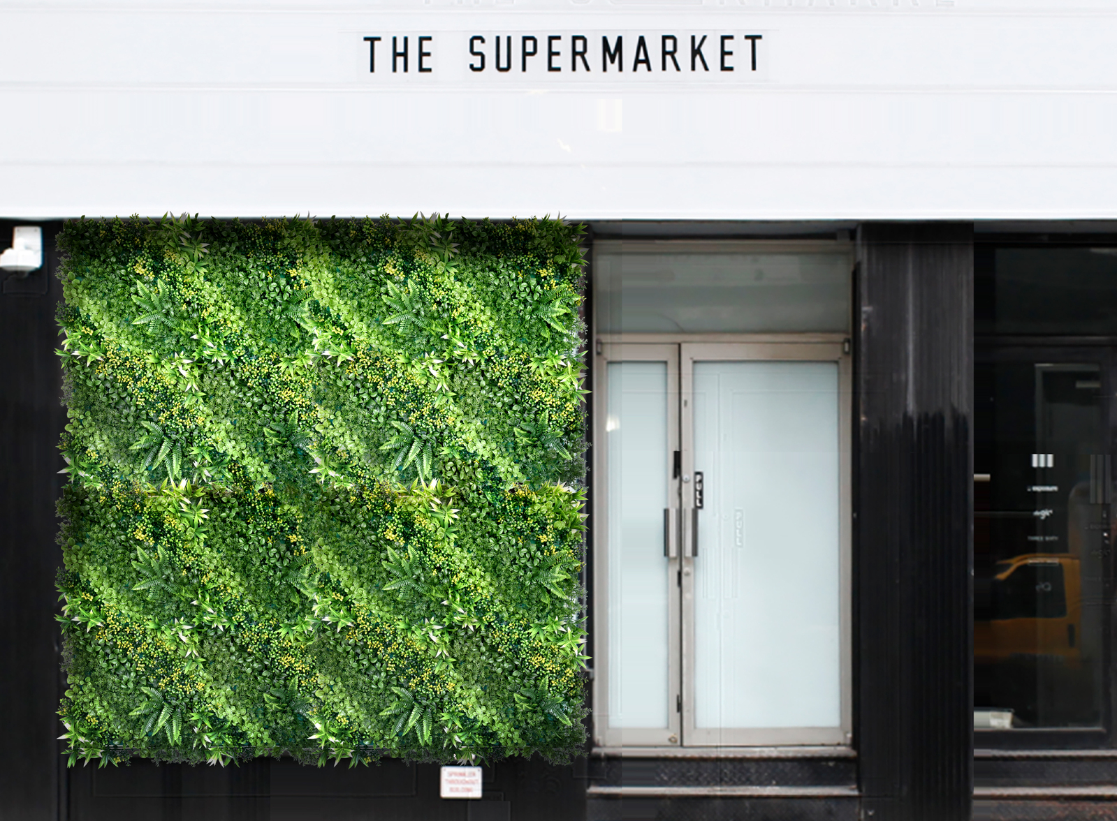 YES4HOMES 5 SQM Artificial Plant Wall Grass Panels Vertical Garden Foliage Tile Fence 1X1M Green — image 2