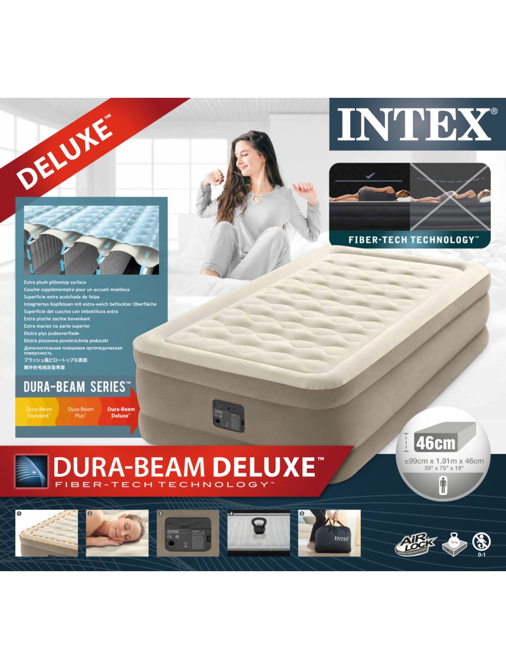Intex Single (Twin) Ultra Airbed 46cm 64426 — image 5