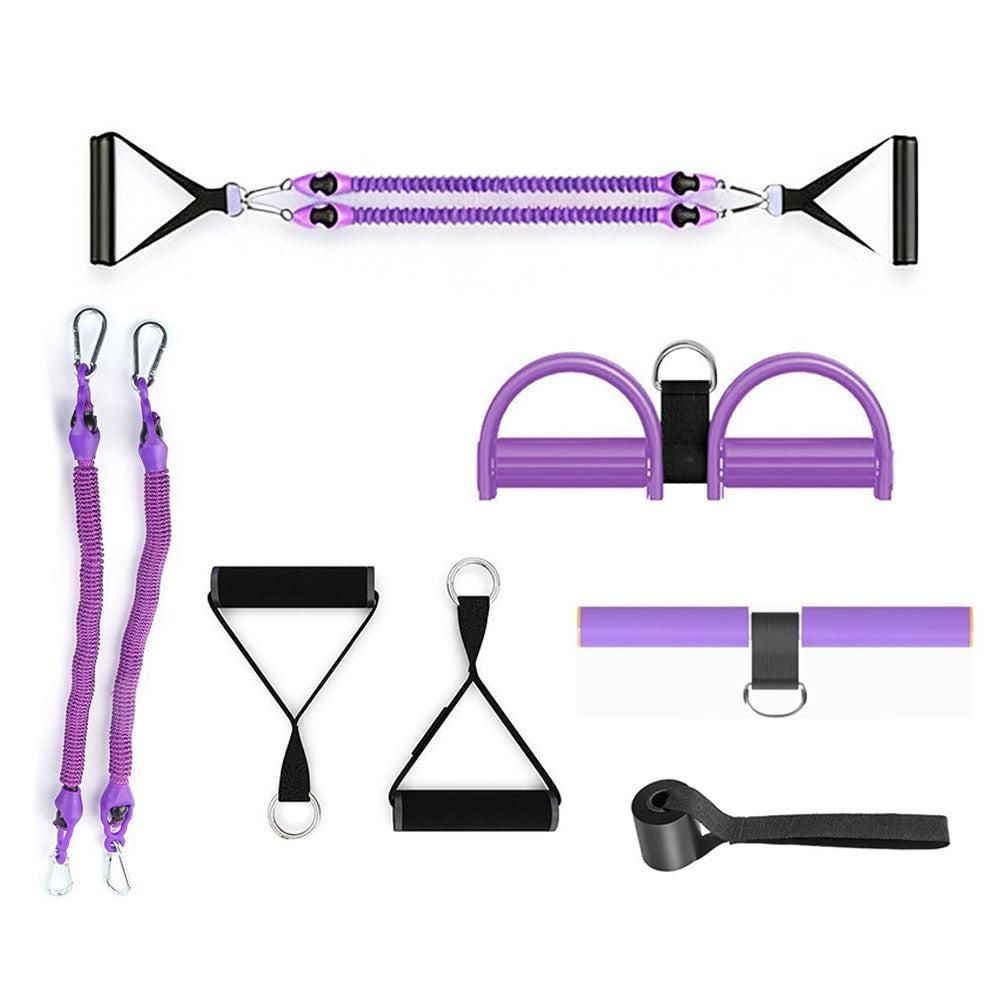 1 Set 4-in-1 Resistance Band Pedal Puller for Sit-Up Home Gym Yoga Pilates - 3 Tubes โ image 4