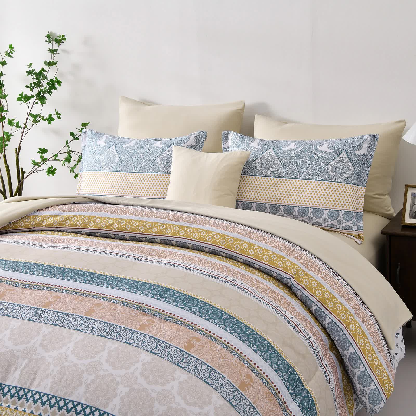 Luxe Loft Boho Quilted Comforter & Shams – Trending 3‑Piece Set — image 4