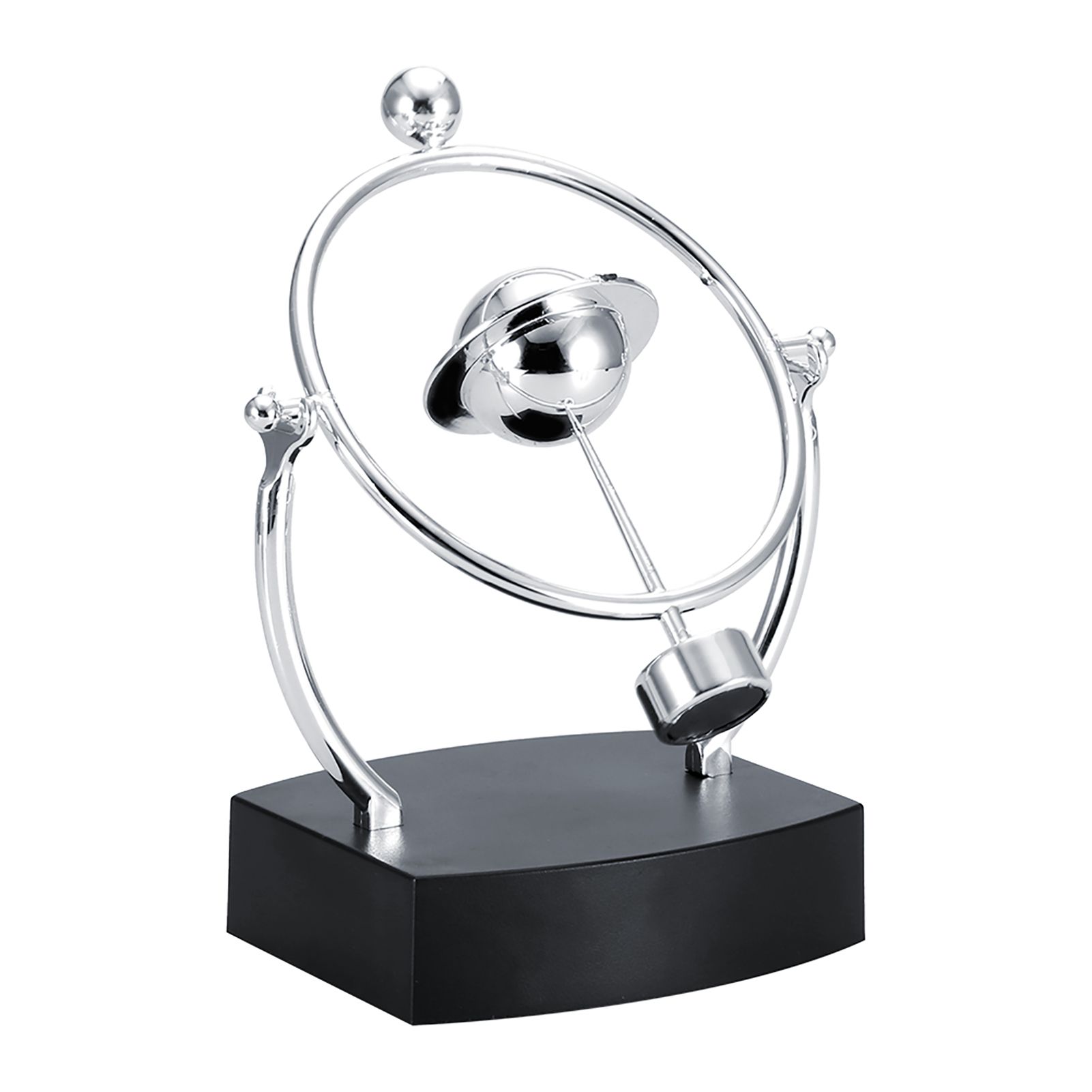 Creative Revolving Gadget Perpetual Motion Desk Office Decor Physics Science Art Toy — image 3