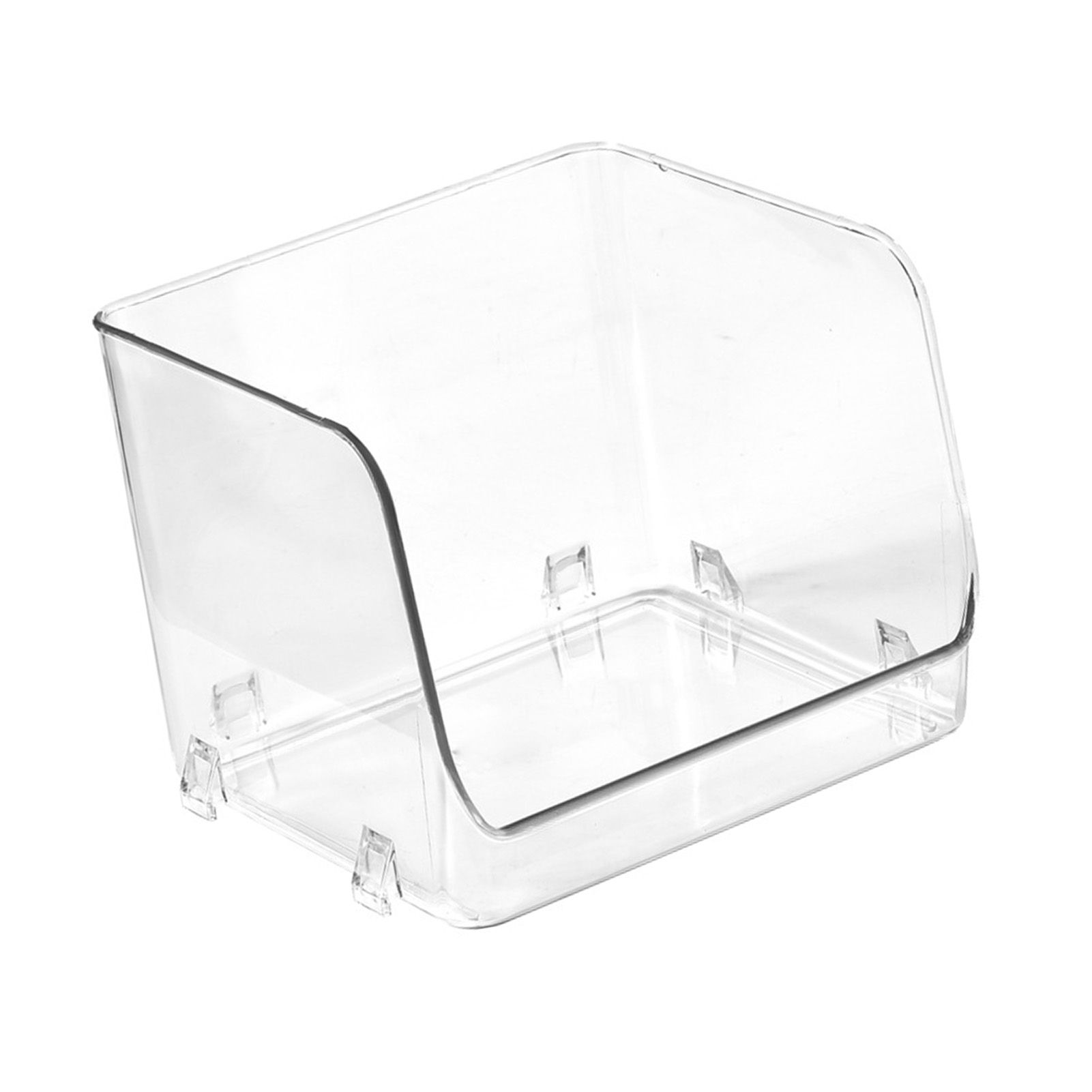 Cosmetic Display Case Multifunction Stackable Plastic Transparent Makeup Organizer for Home 15.5x15x12.8cm/6.1x5.9x5.3in โ image 2