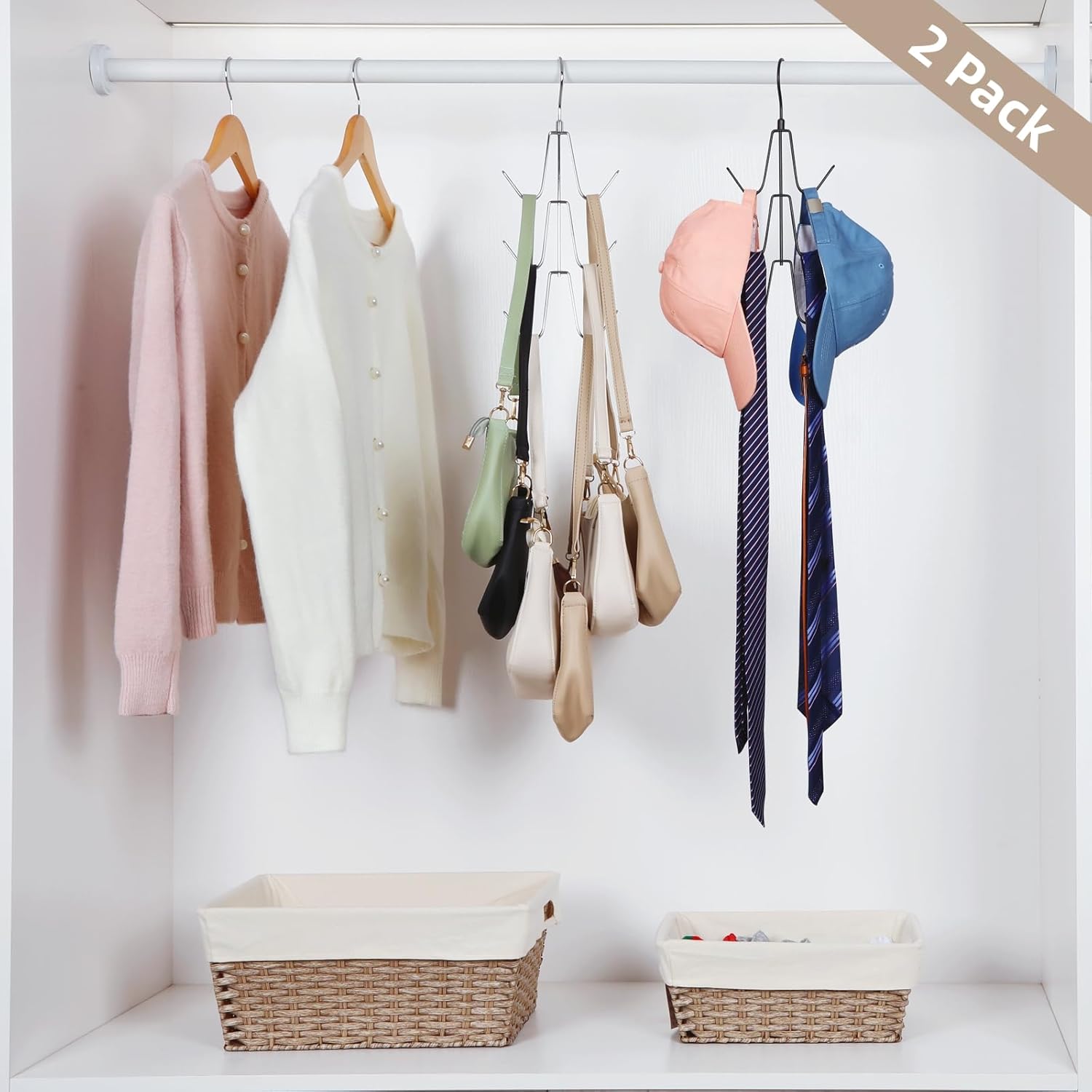 TOPIA HANGER Purse Hanger Organizer for Closet — image 6