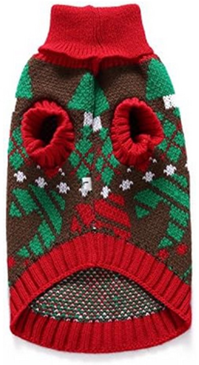 Dog Sweater - Dog Coat - Pet Dog Turtleneck Sweater - Christmas Turn-Up Sweater - Puppy Clothes - Christmas Decorations - Perfect for Small Dogs - Medium-Sized — image 4