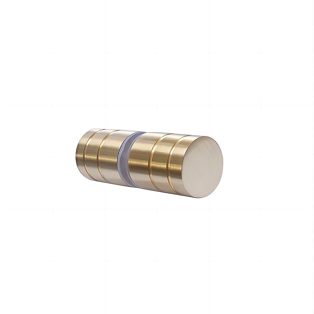 Brass Shower Door Round Knob Handle in Gold โ image 2
