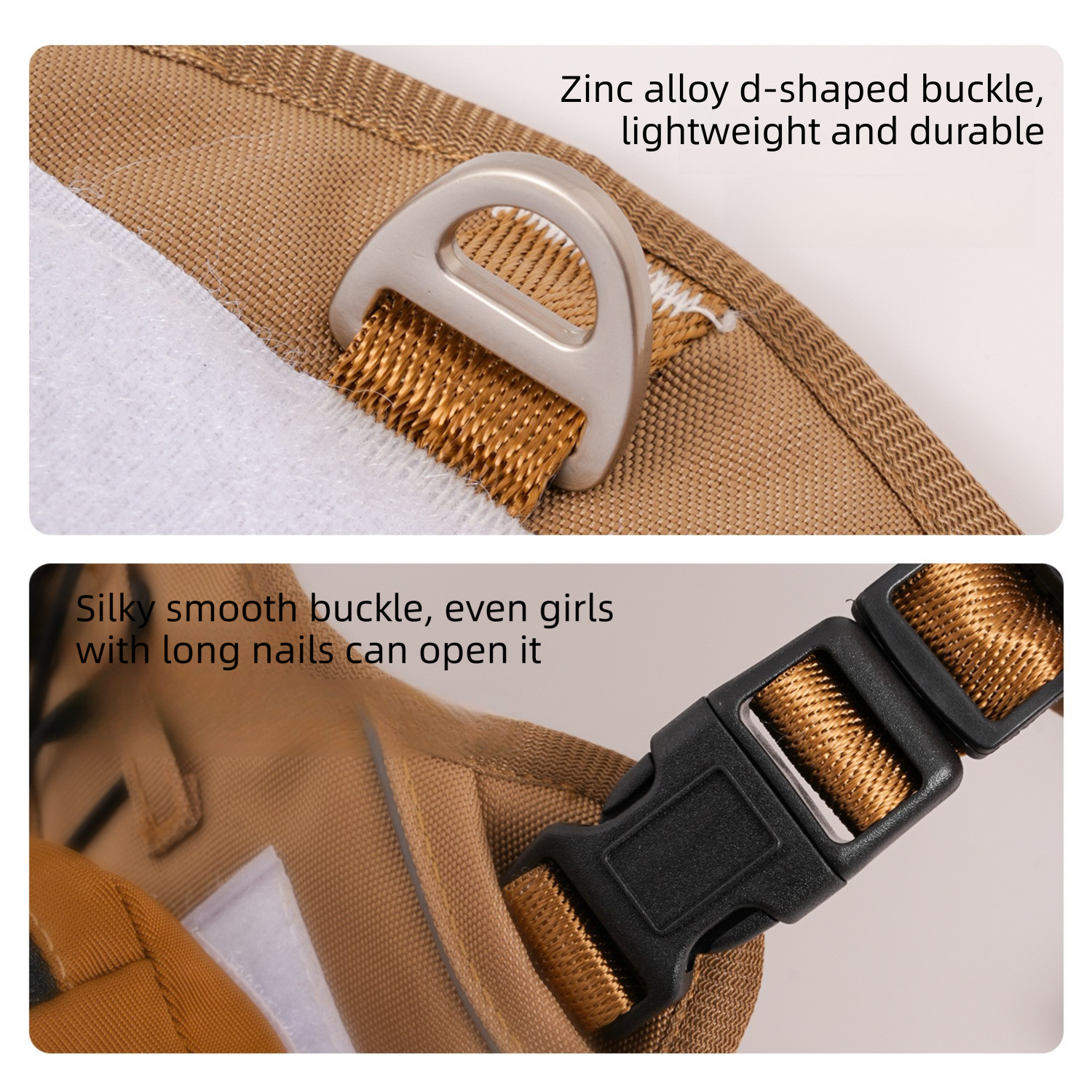 Dog Harness with Backpack and Leash Set - Size M Adjustable Breathable Mesh Pet Vest with Reflective Trim, Storage Pouch and Control Handle for Walking and โ image 6