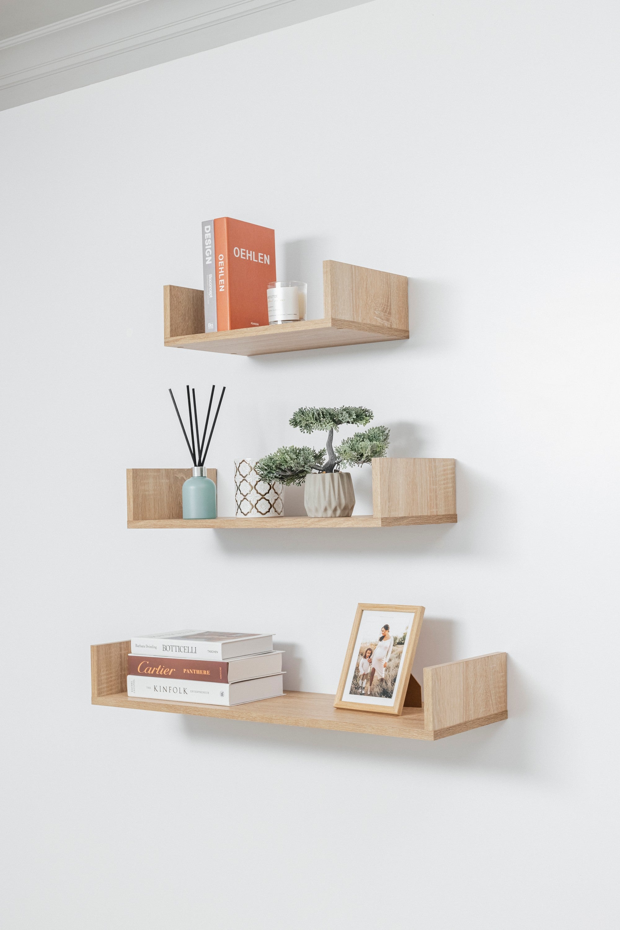 OSLO THREE PIECE SHELF KIT (OAK) โ image 2