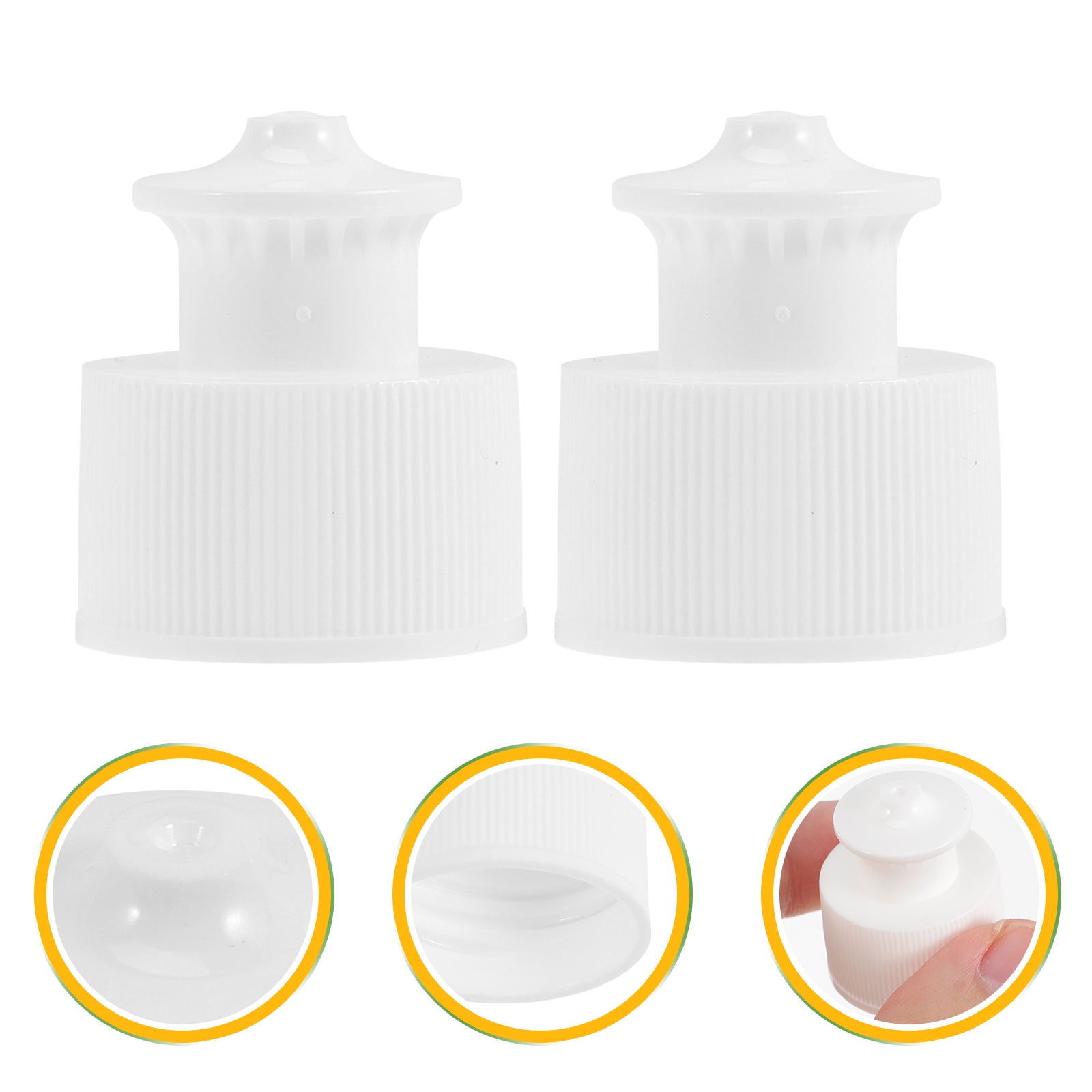 PE Reusable Water Bottle Caps 40Pcs for Athletes and Outdoor Activities — image 3
