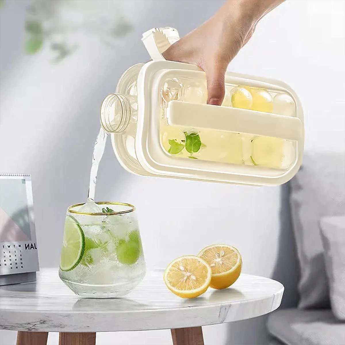 Portable Ice Hockey Pot Ice Cube Tray Water Bottle Clear Household Ice Maker โ image 5