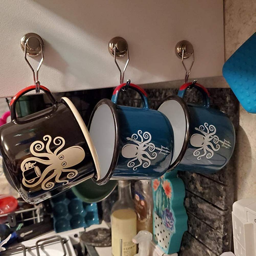 Magnetic Hooks Heavy Duty for Cruise Cabins Refrigerator Fridge Hanging Grill Tools Purse Magnet Hooks Strong Magnets -6pcs — image 5