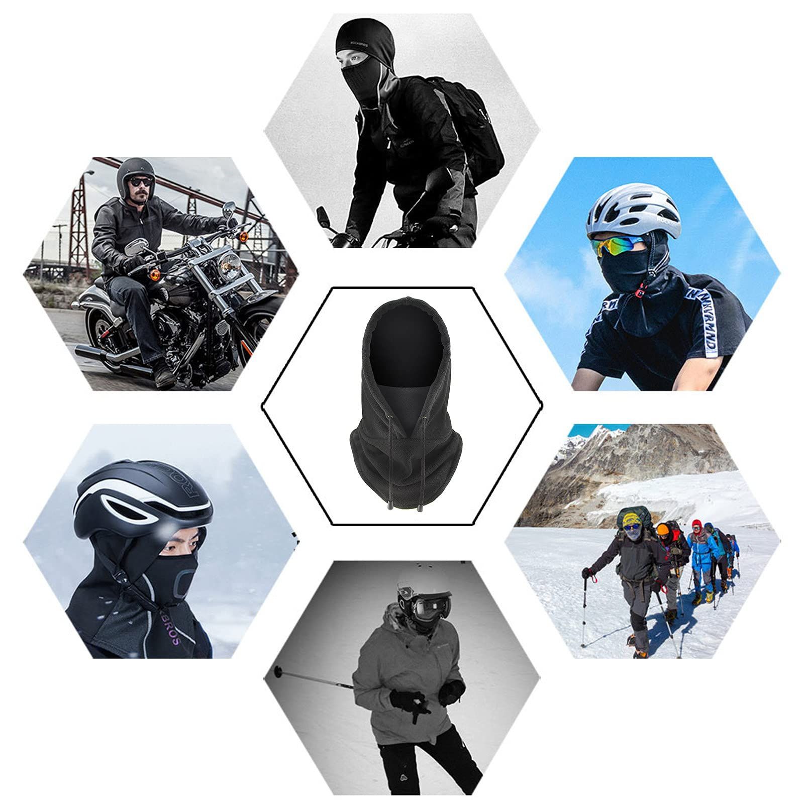 Mask Ski Mask Balaclava Wind-Resistant Winter Face Mask Hat Cap Scarf Skiing Riding for Cold Weather, Hunting Gear Gifts for Men — image 5