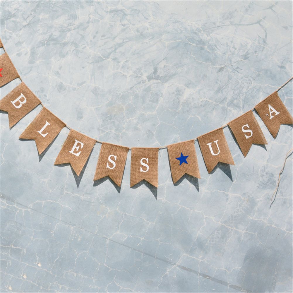 13pcs Set Fashionable Cloth Forked Tail shaped Banner for Party Decoration — image 2