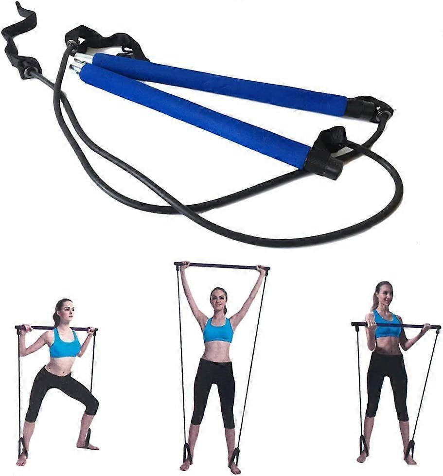 Pilates Bar Kit with Resistance Bands for Home Yoga & Gym Workout — image 4