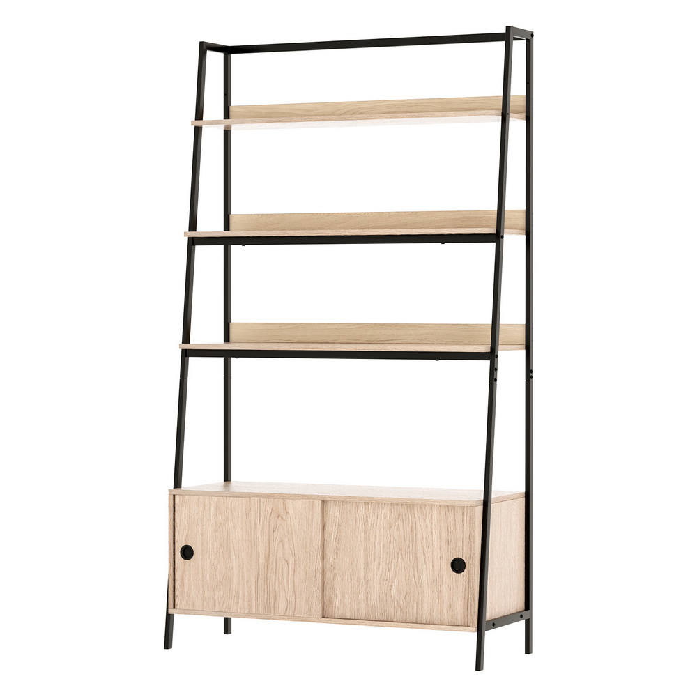 Artiss Bookshelf 5 Tier Cube Cabinet MIRA Oak โ image 3