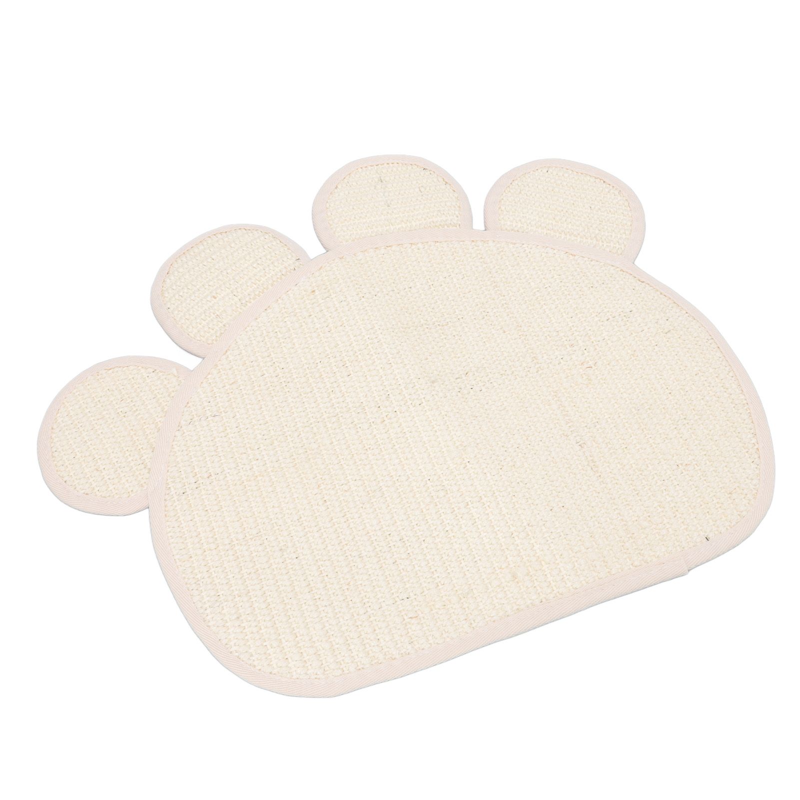 Sisal Cat Scratcher Mat Cute Shape Grinding Claw Protecting Furniture Cat Floor Scratching Pad for Cats Kittens — image 4