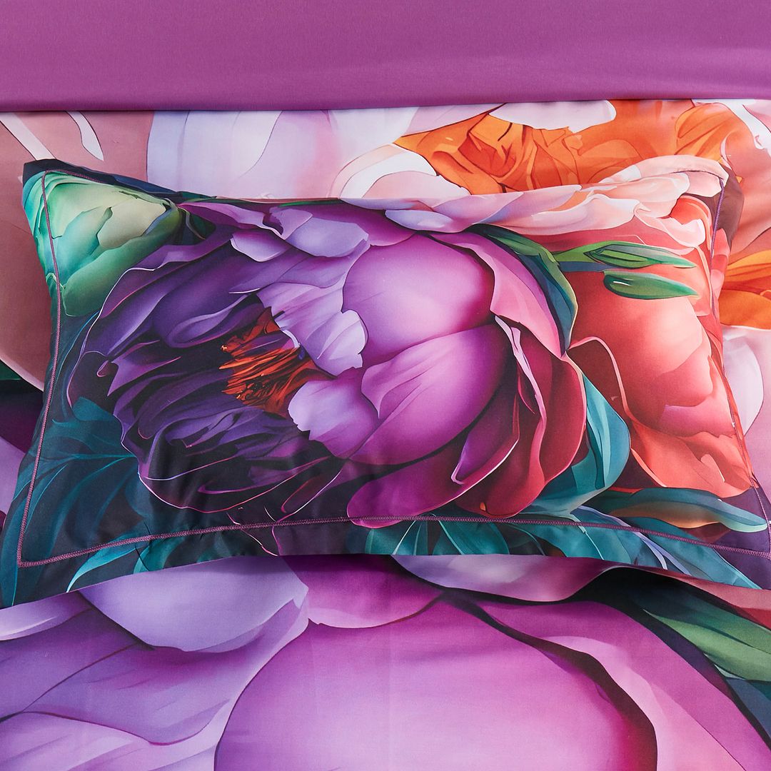 Kaie Floral Quilt Cover Set - Queen Size — image 4