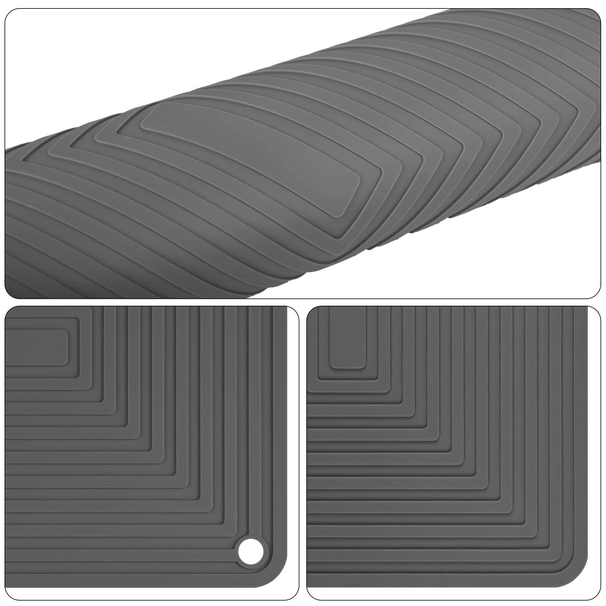 4 pcs,Hot Dishes Pots, Flexible Silicone Hot Pads for Table, Non Slip Silicone Mats, Heat Resistant Mats-Pot Holders-Placemats โ image 3