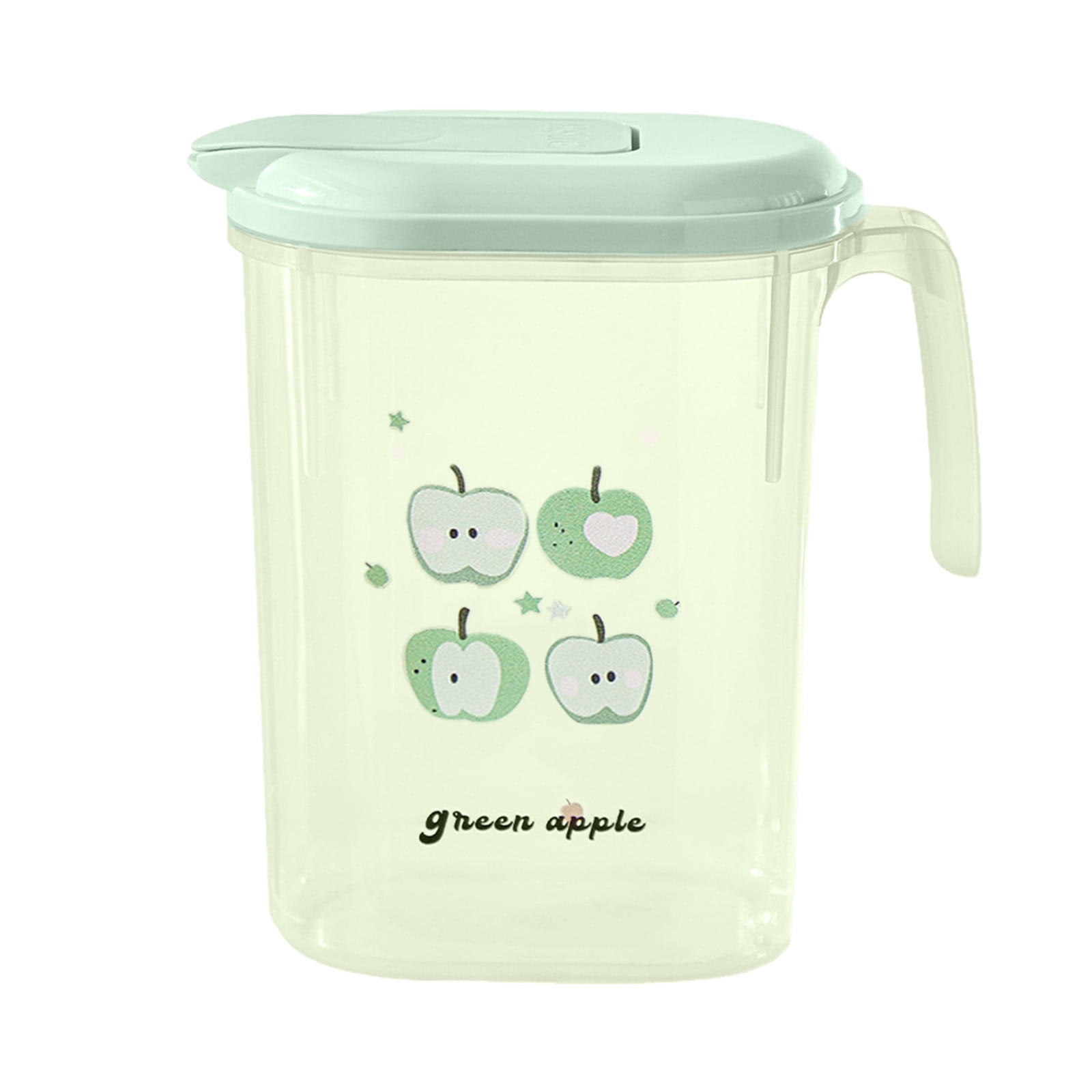 Water Pitcher with Lid, 2 L Plastic Pitcher for Tea & Juice Water, Hot/Cold Water Jug, Tea Pitcher, Juice Pitcher, 13.5 x 7.2 x 4.7 Inch Z-9-Green โ image 2