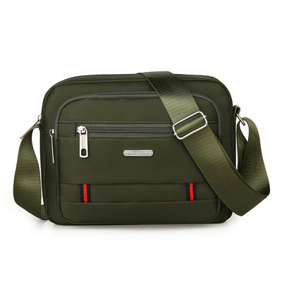 Green Dual-Style Men's Oxford Cloth Crossbody Bag Bundle - Oxford Cloth Business Shoulder Bag, Multi-Functional Large Capacity, Fits 8-inch Tablet โ image 2