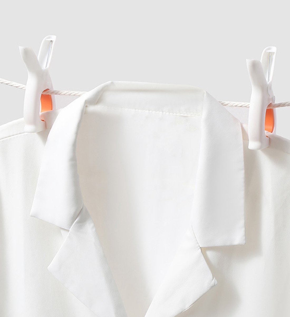 Clothes Pegs - Drying Pegs - Plastic Clothes Pegs - Non-slip clothes pegs for drying sheets and blankets, household use, sturdy and user-friendly โ image 3