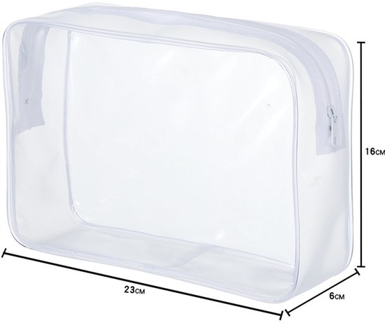 4-Piece Transparent Travel Toiletry Bag - Portable Makeup Bag - Multifunctional Waterproof Set - Skin Care & Makeup Bag — image 6