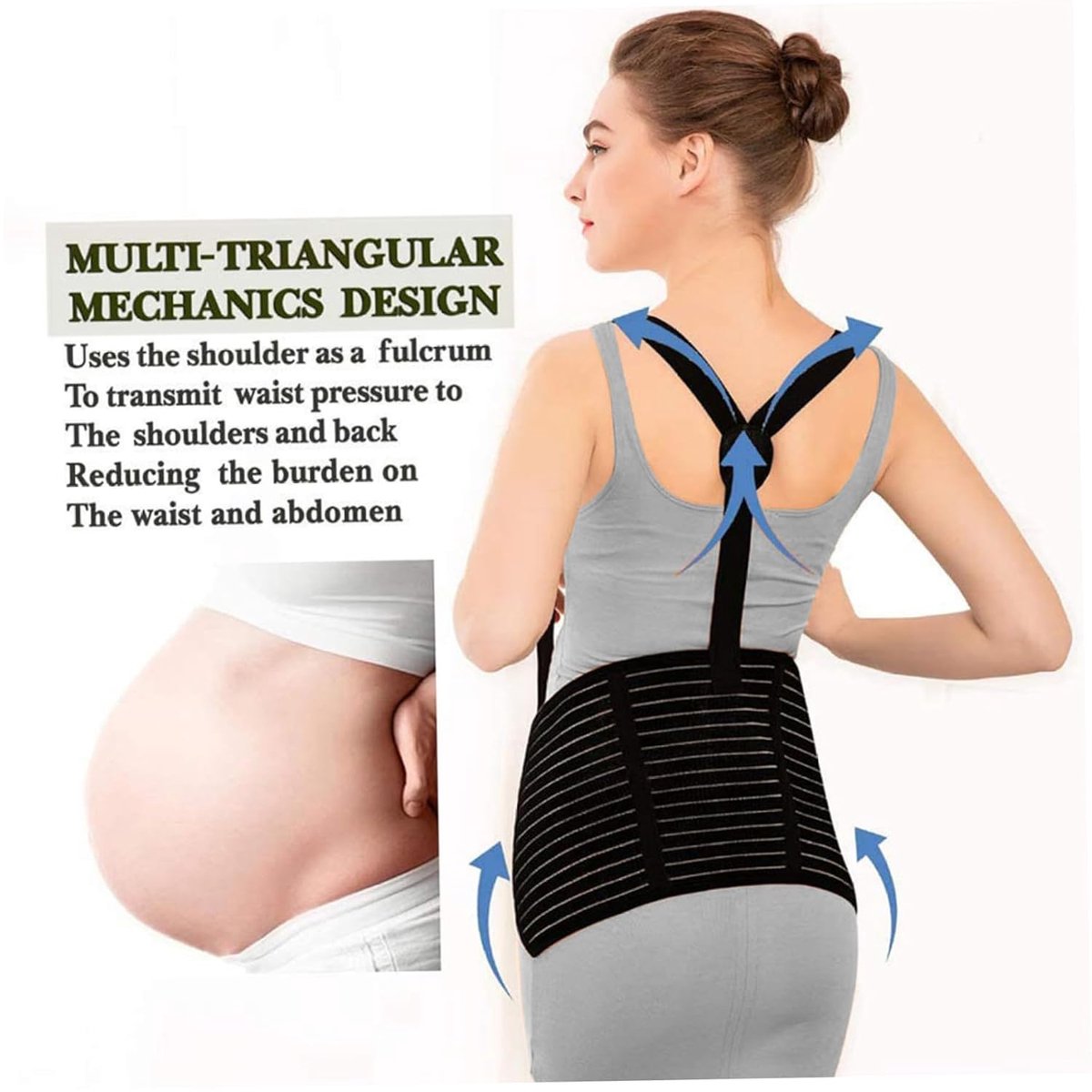 Abdominal Brace - Pregnancy - Black L — image 2