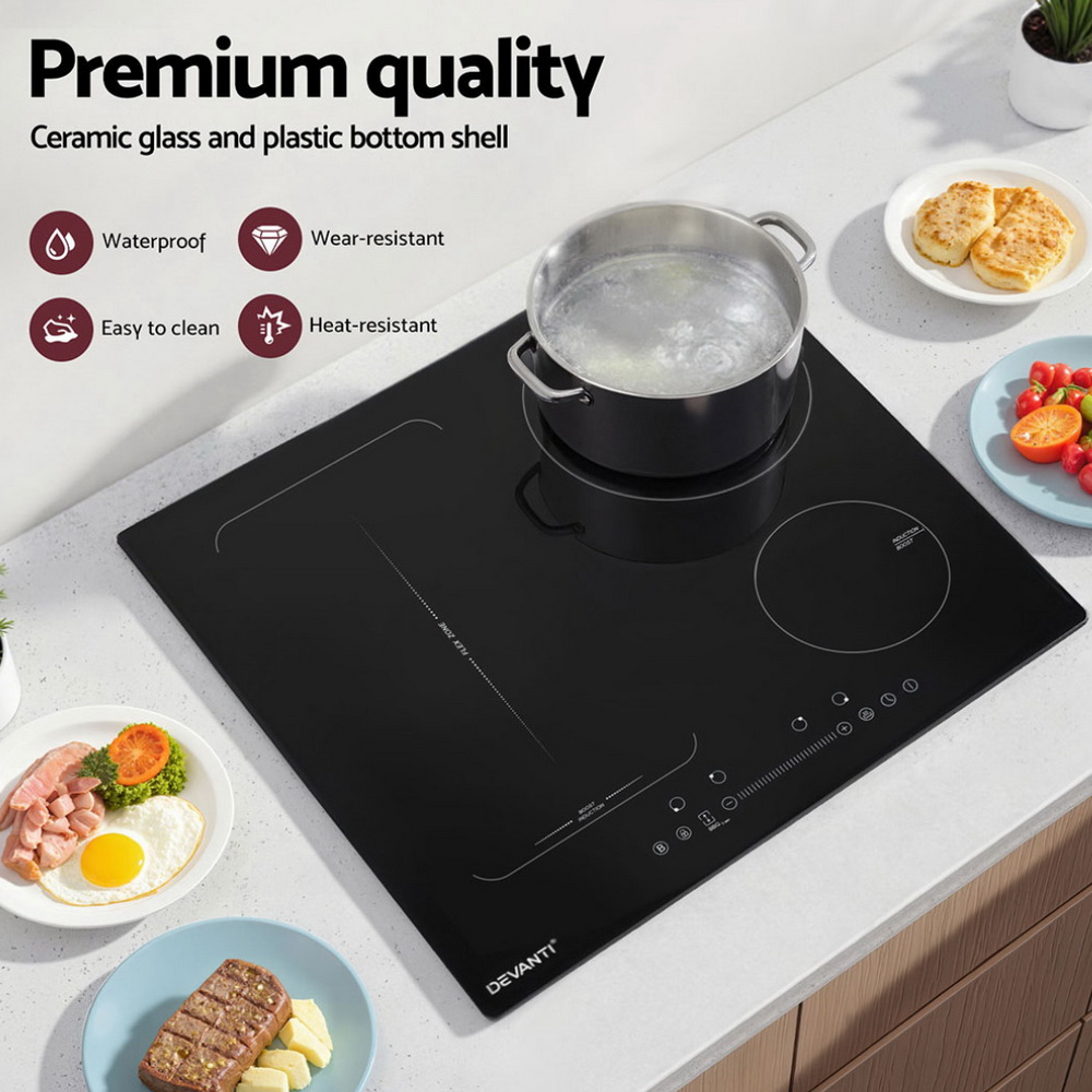 Devanti Induction Cooktop 60cm Electric Cooker โ image 5