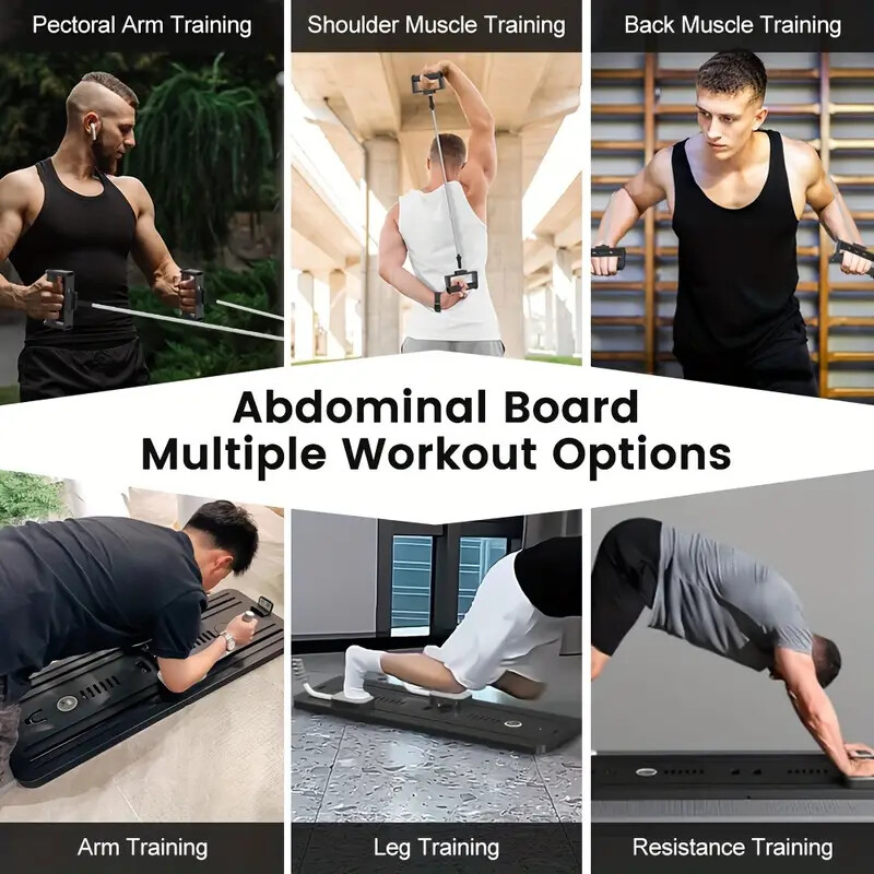 Abdominal Exercise Board Push Up Board Pilates Reformer Set Fitness Equipment — image 4