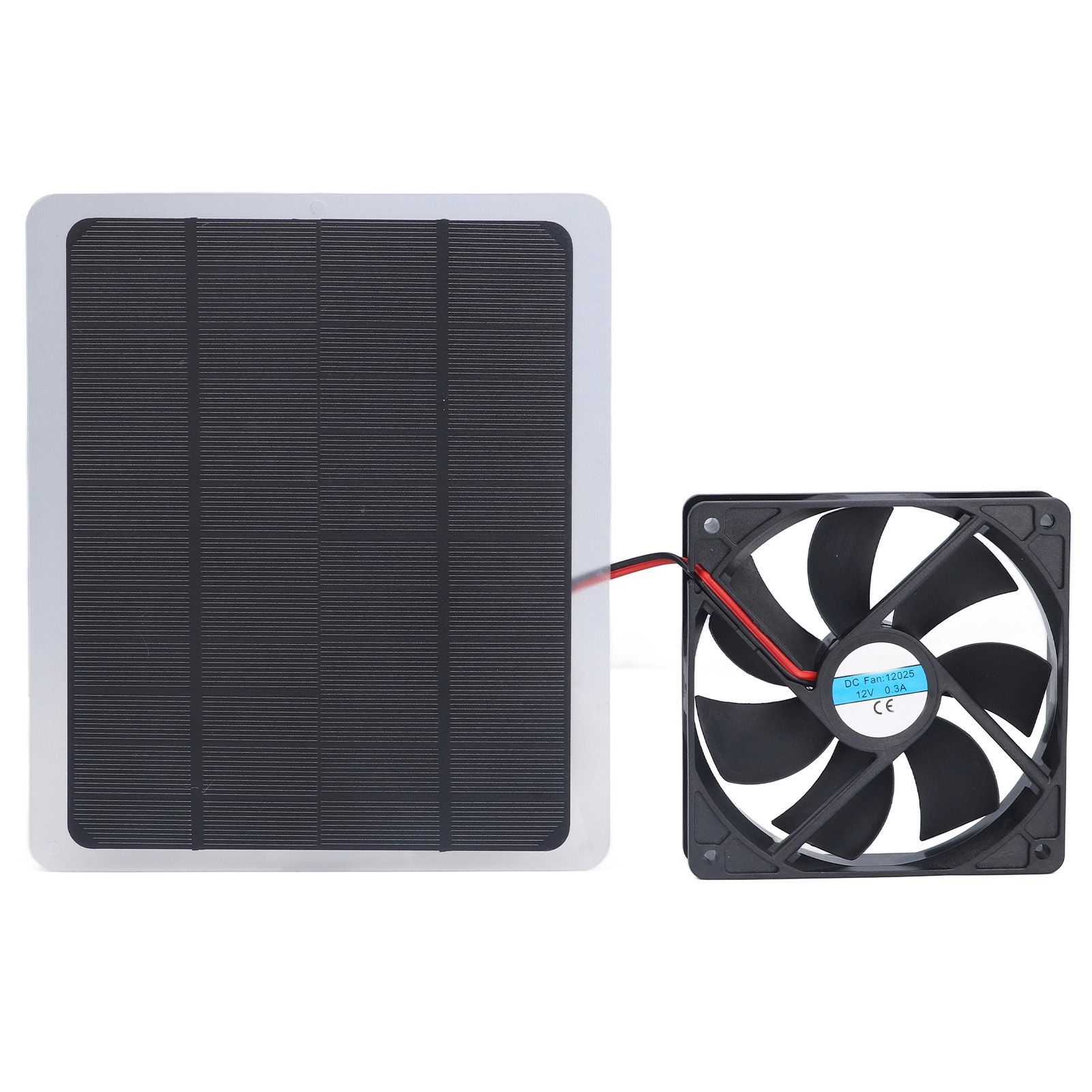 Solar Fan 10W 12V Effective Deodorization Energy Saving Portable USB Solar Exhaust Fan for Pet Houses RV Greenhouses โ image 5