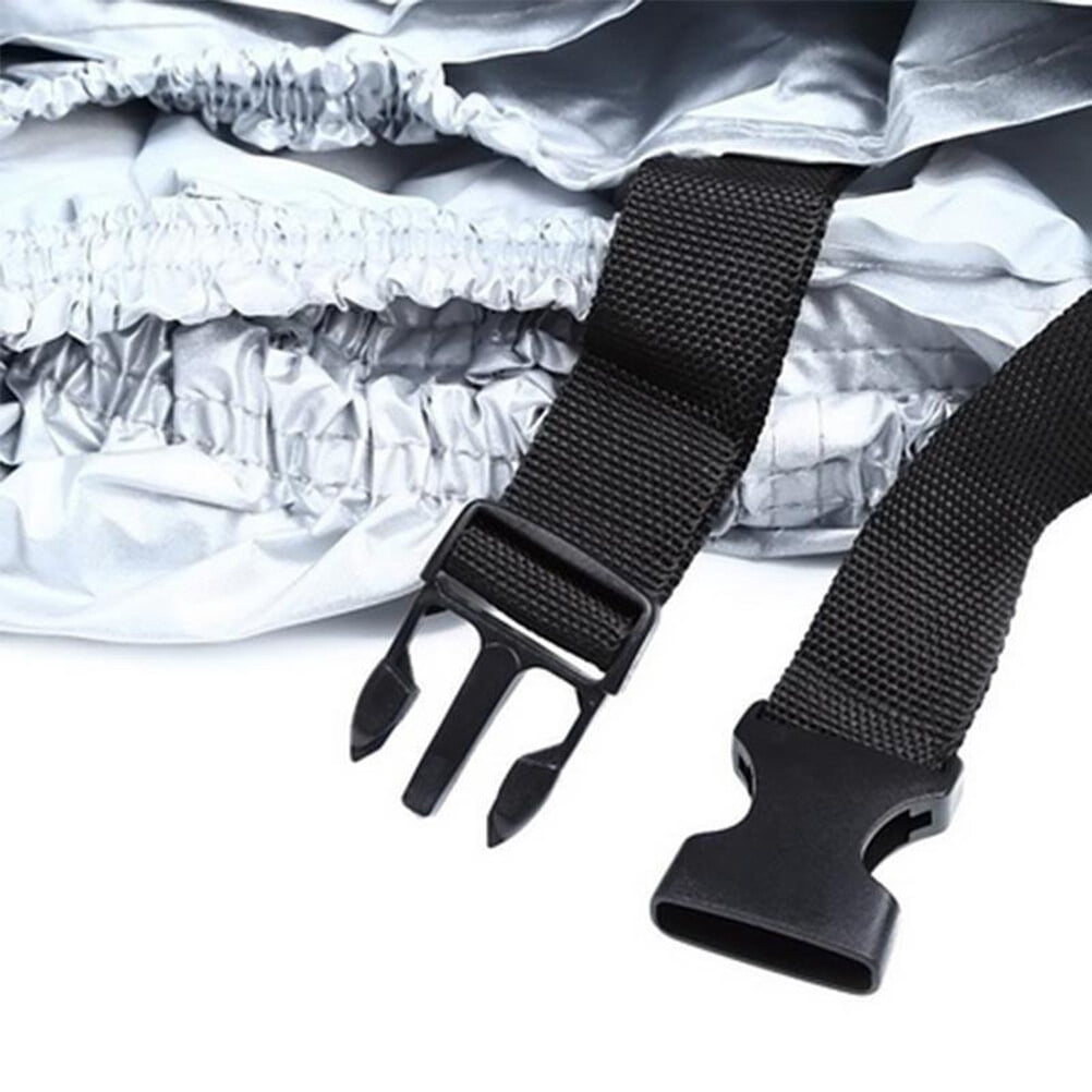 Motor Scooter Cover Waterproof Outdoor Motorbike Cover Silver 1Pcs โ image 2