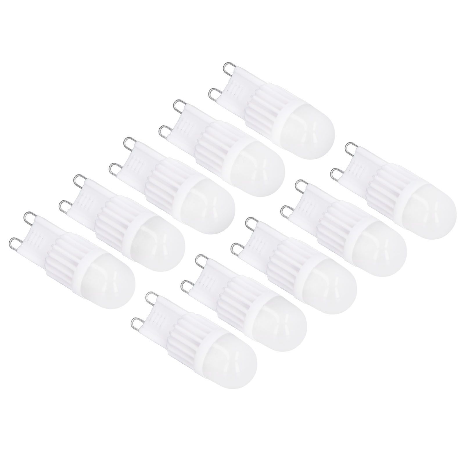 10pcs G9 Bulb Dimmable 2W 500lm G9 LED Bulb 30W Halogen Equivalent for Chandelier Ceiling Light Wall Lamp 220VWhite Light — image 4