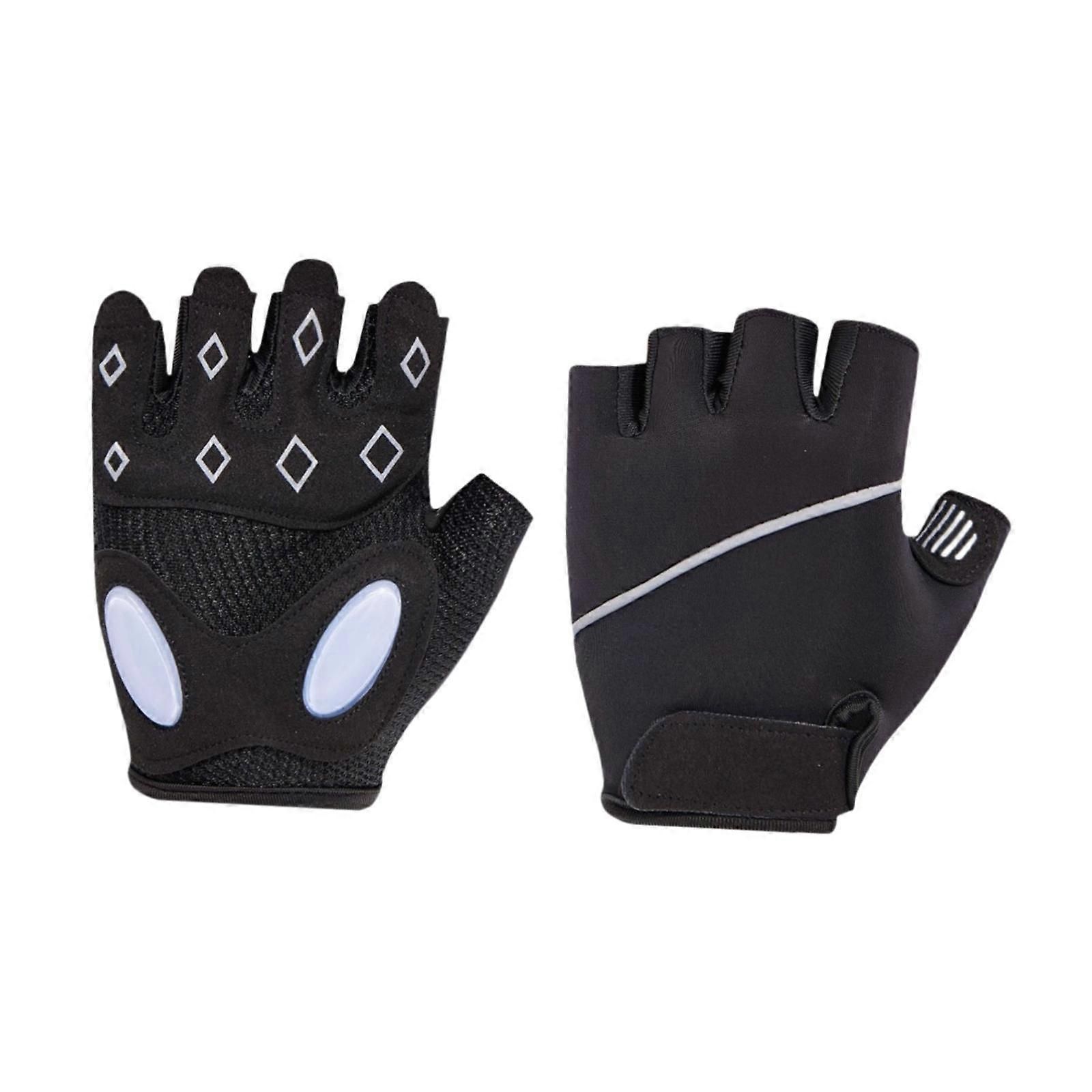 Breathable Fingerless Workout Gloves with Silicone Palm Protection - Anti-Slip Gym Gloves for Men & Women, Weightlifting & Cross Training - P โ image 5
