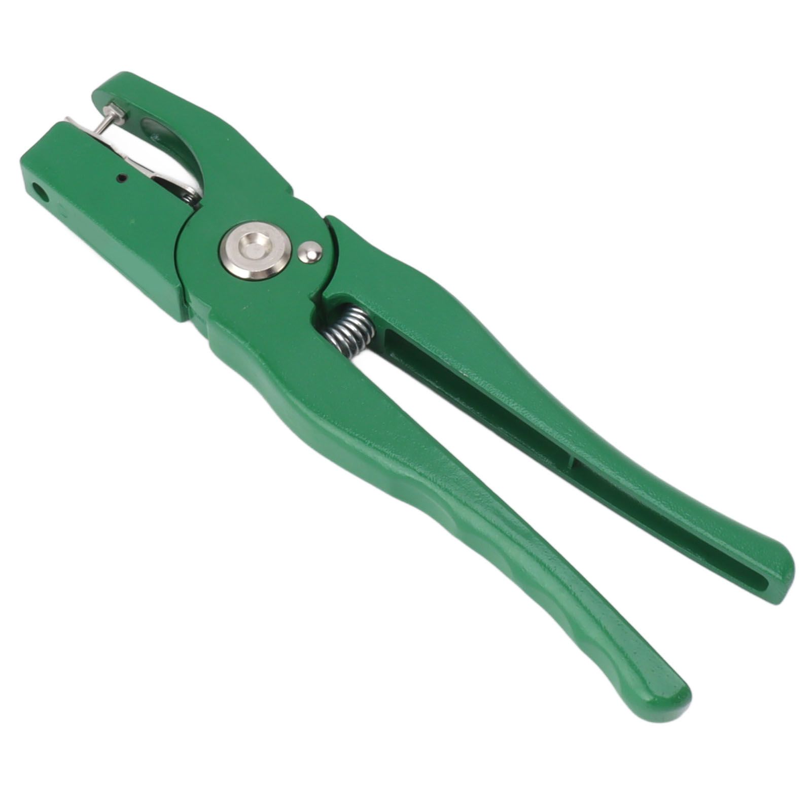 Green Ear Tag Plier Aluminum Alloy Livestock Ear Tag Applicator Portable Ear Notcher for Home Farm — image 3