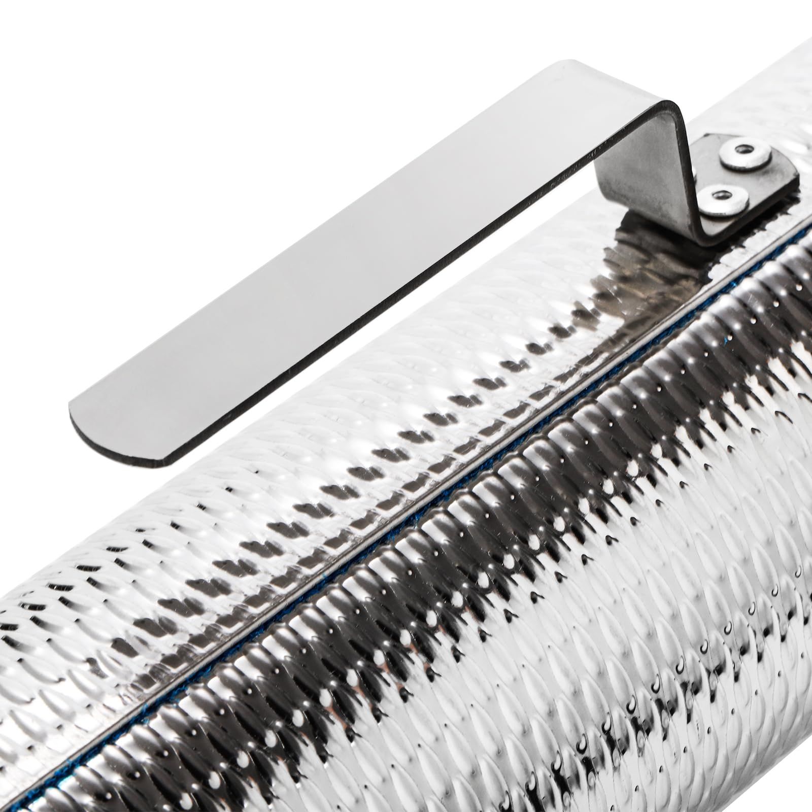 Metal 12"x 4" Stainless Steel with Scraper Latin Percussion Instrument,Latin Percussion Instrument, Professional Band Accompaniment Sand Hammer for Musical — image 4
