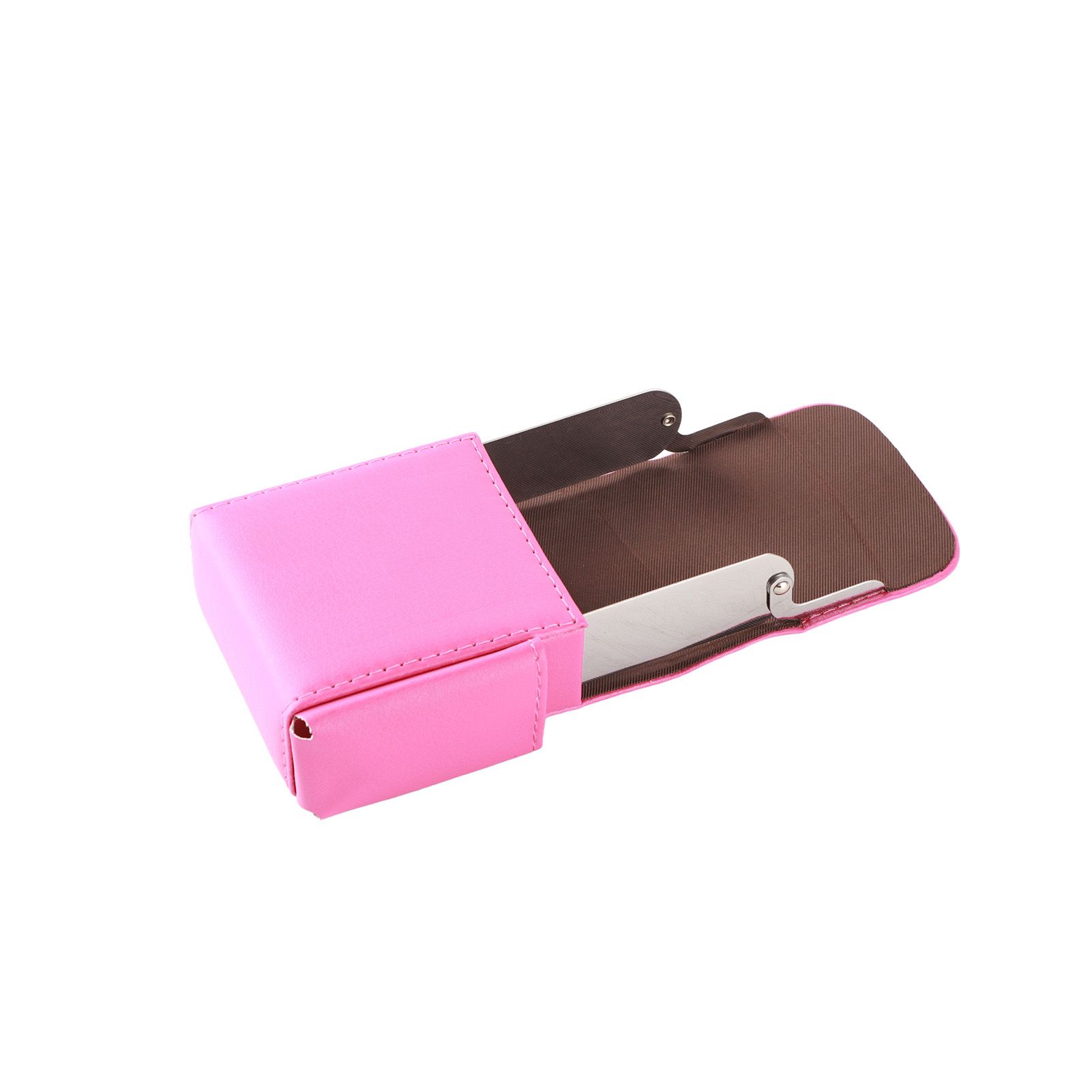 Portable Cigarette Case PU Leather Tobacco Pouch Lighter Holder Storage Box Container Rose Red — image 4