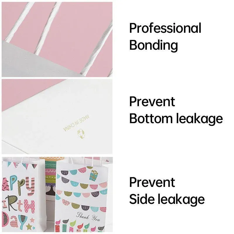 30X Premium Kraft Paper Tote Bag Durable Stylish High Capacity Birthday Gift Handbag - Candle-30pcs โ image 5