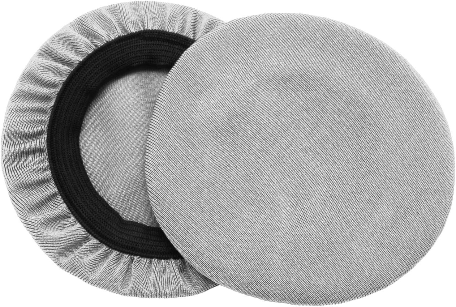 2 Pair Stretch Headphone Ear Cushion Covers Grey, 3 to 4 Inch — image 4