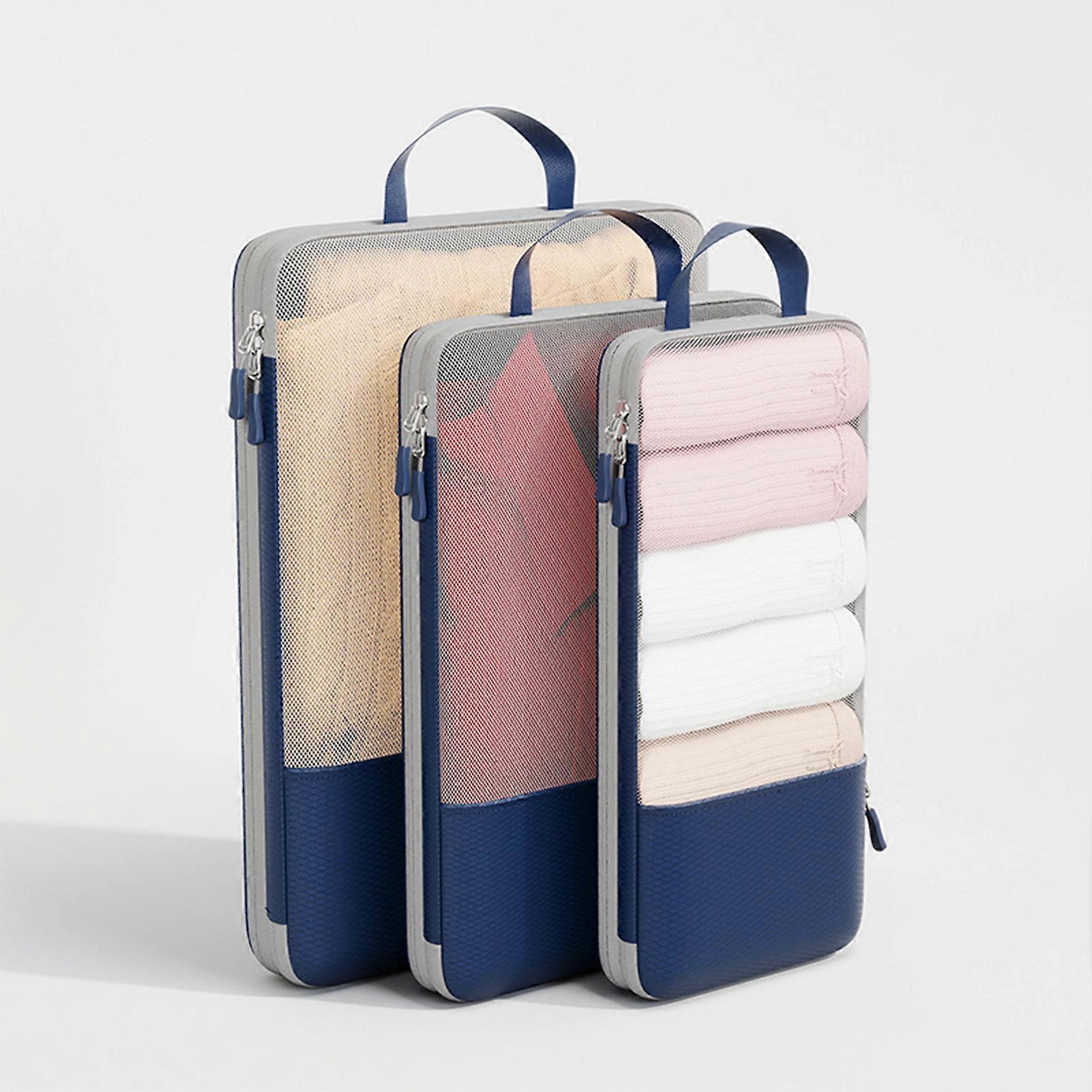 3pcs Compression Packing Cubes Lightweight Durable Organizer Gift Bags — image 2
