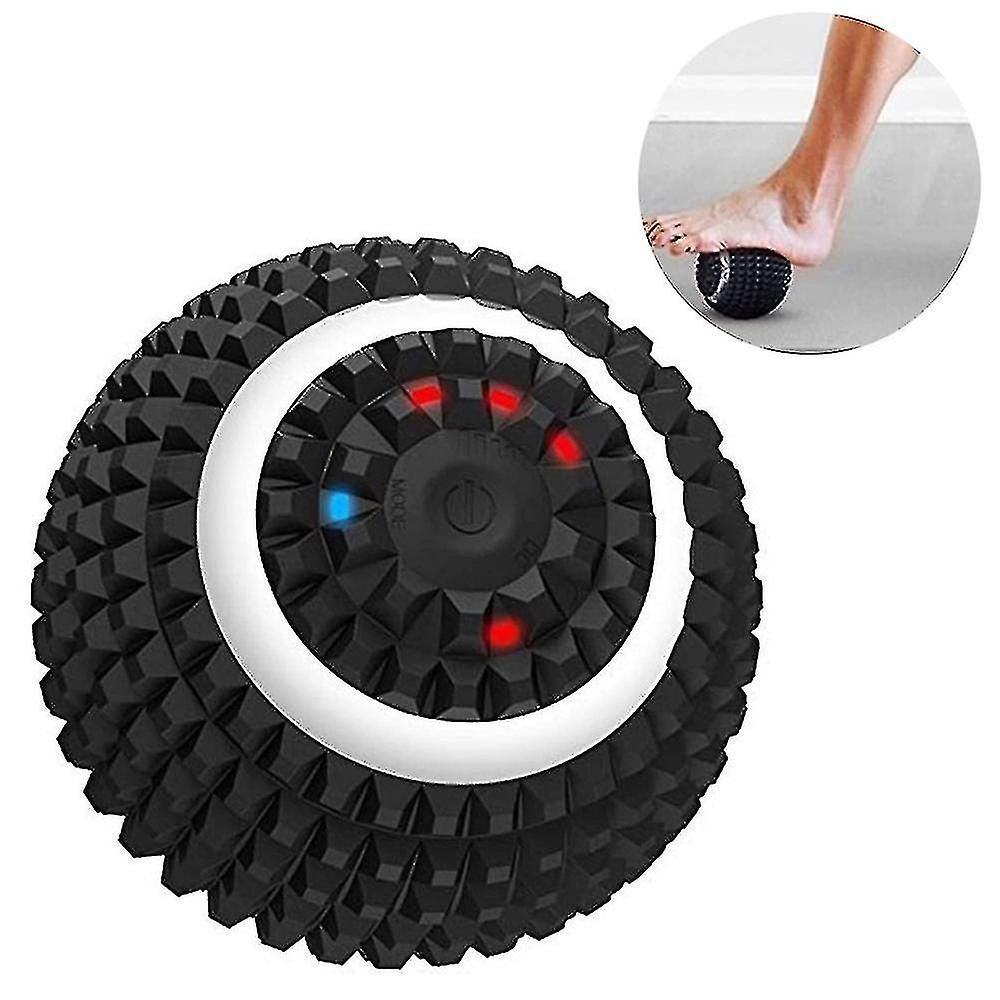 Massage Ball Electric Massage Ball Fascia Ball Self-massage Training - Black โ image 2