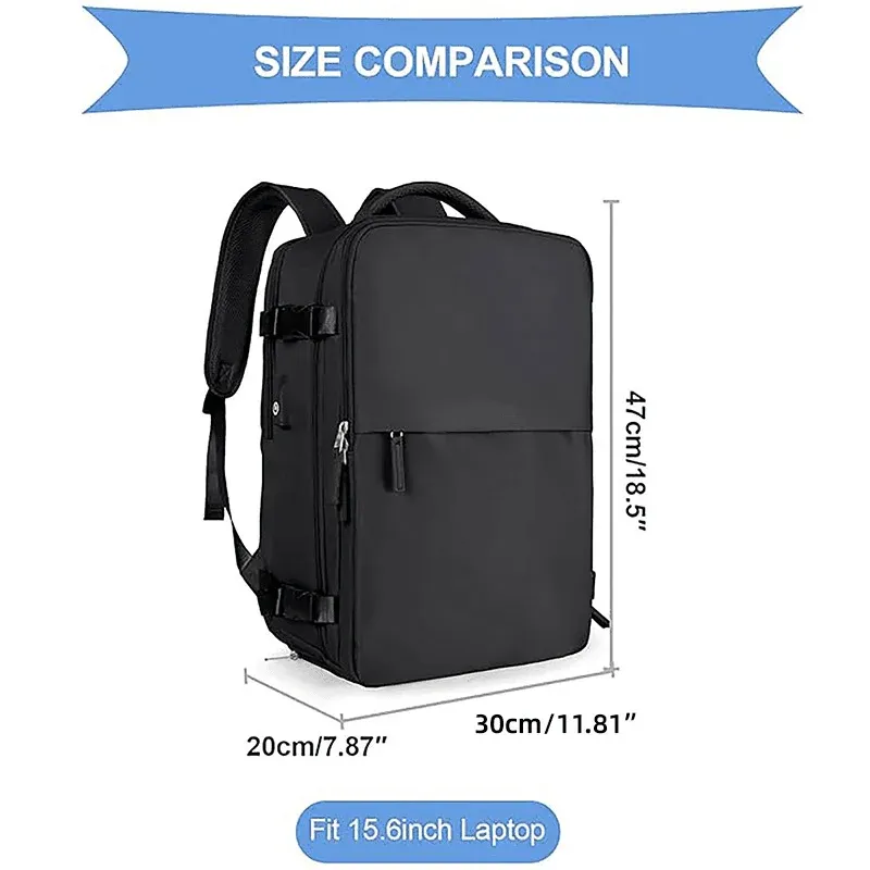 Waterproof Travel Backpack Outdoor Sports Shoulder Bag Hiking Camping Daypack - Beige — image 5