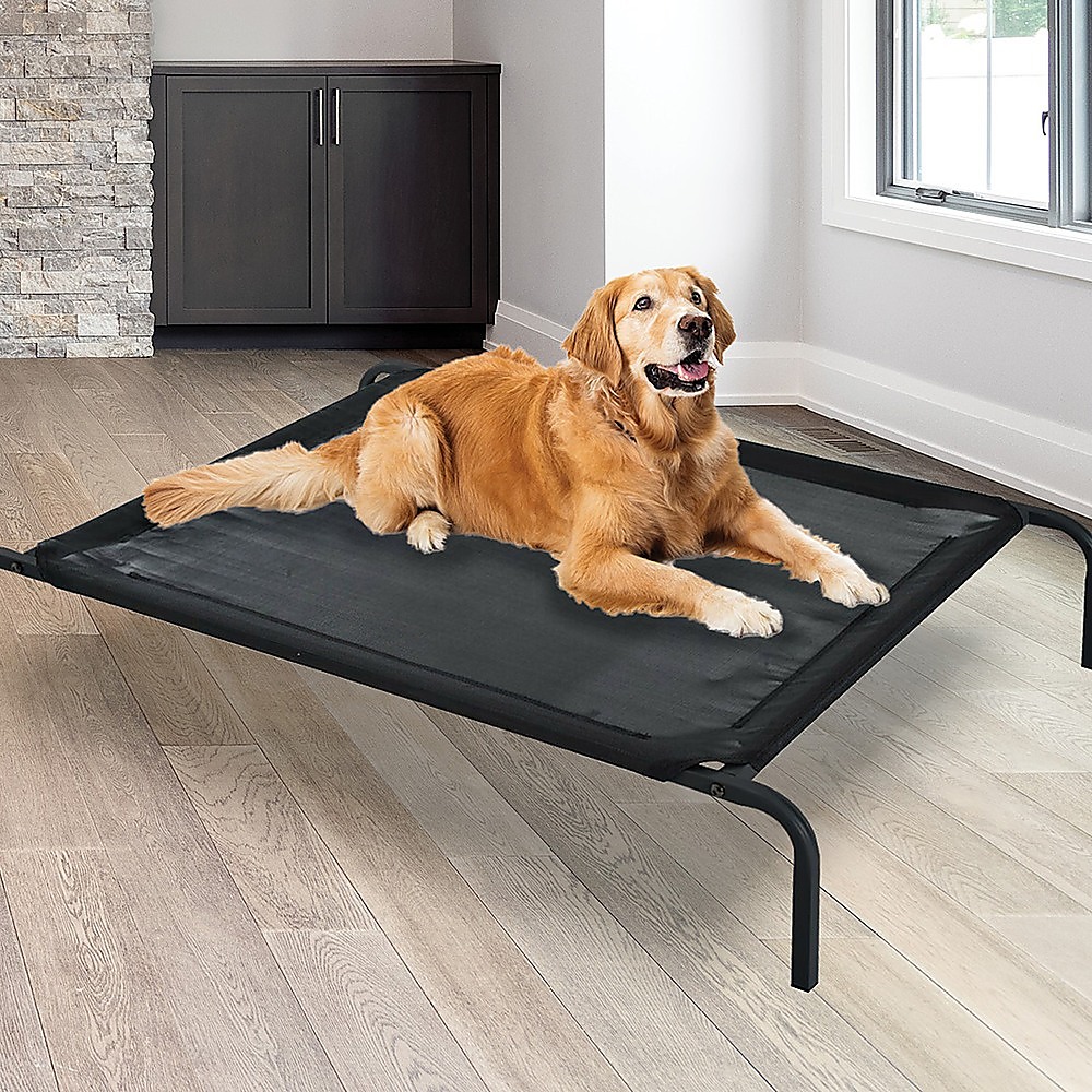 110 x 80cm Elevated Pet Sleep Bed Dog Cat Cool Cot Home Outdoor Folding Portable โ image 2