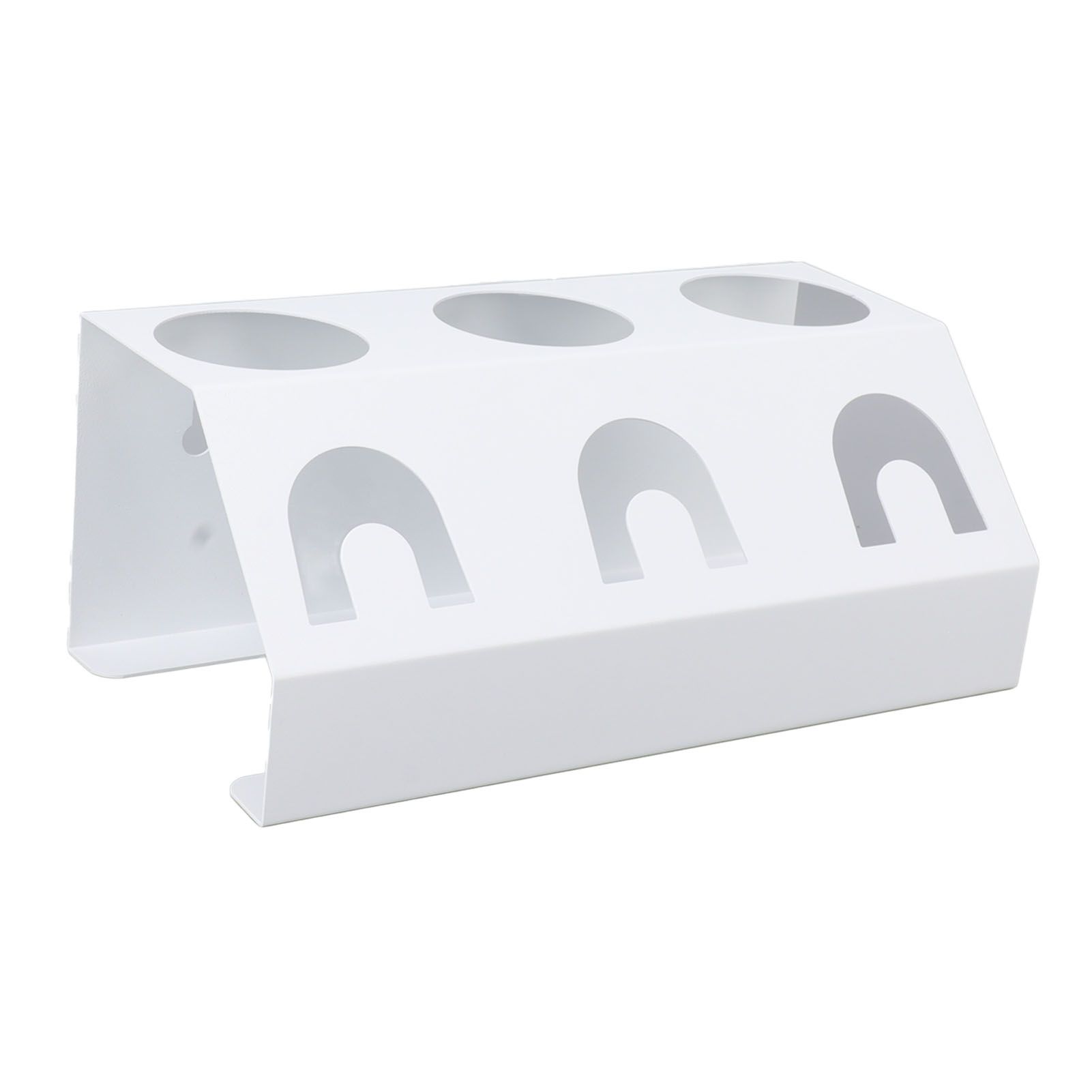 Soda Bottle Holder 3 Holes Soda Bottle Draining Stand Soda Accessories With Silicone Pad White — image 3