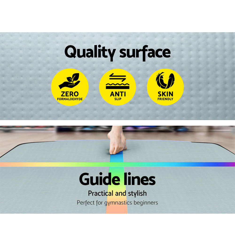Everfit 5X1M Air Track Inflatable Tumbling Mat Gymnastics Yoga Mat — image 4