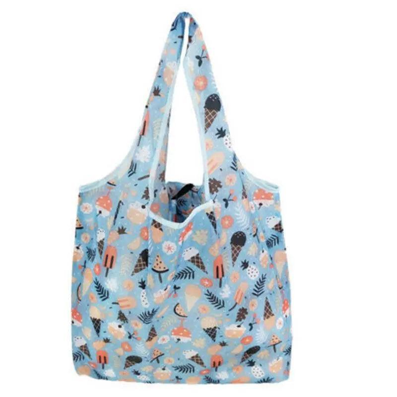 Reusable Foldable Light Waterproof Shopping Bags Carry bag Grocery Big - B-16 โ image 6